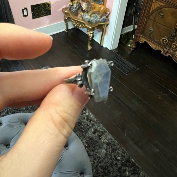 Bloodmilk Easeful Death Coffin ring size 5 - Picture 7 of 7